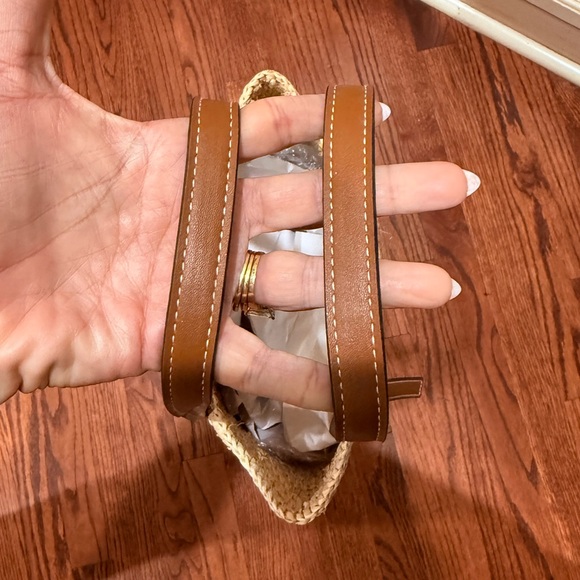 Loewe Basket Tote! Brown leather, straw bag! - Picture 6 of 7